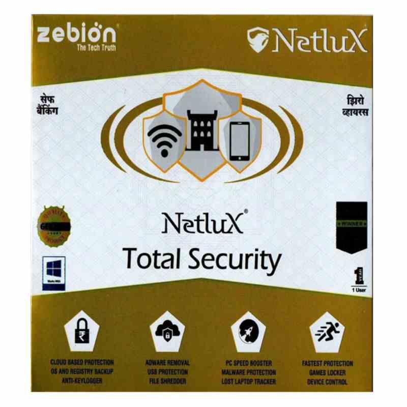 Netlux Anti Virus - Total PROTECTION - 1 User 1 Year