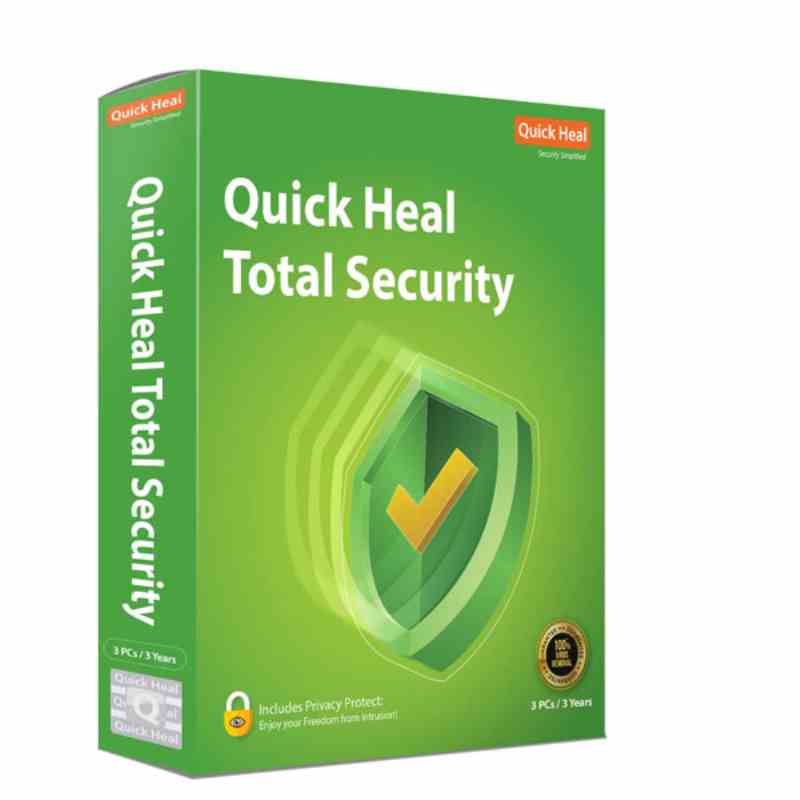 Quick Heal Total Security Latest Version dvd_rom - 3 User, 3 Years