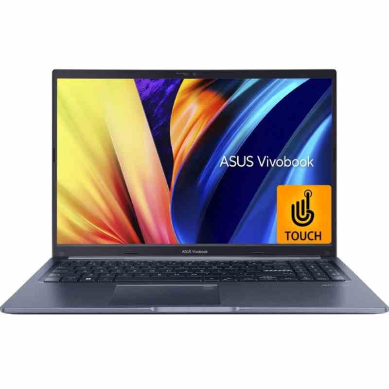 ASUS Vivobook 15 (2022), 15.6-inch (39.62 cms) FHD Touch, Intel Core i3-1220P 12th Gen, Thin and Laptop (8GB/512GB SSD/Iris Xe Graphics/Windows 11/Office 2021/Blue/1.7 kg), X1502ZA-EZ311WS