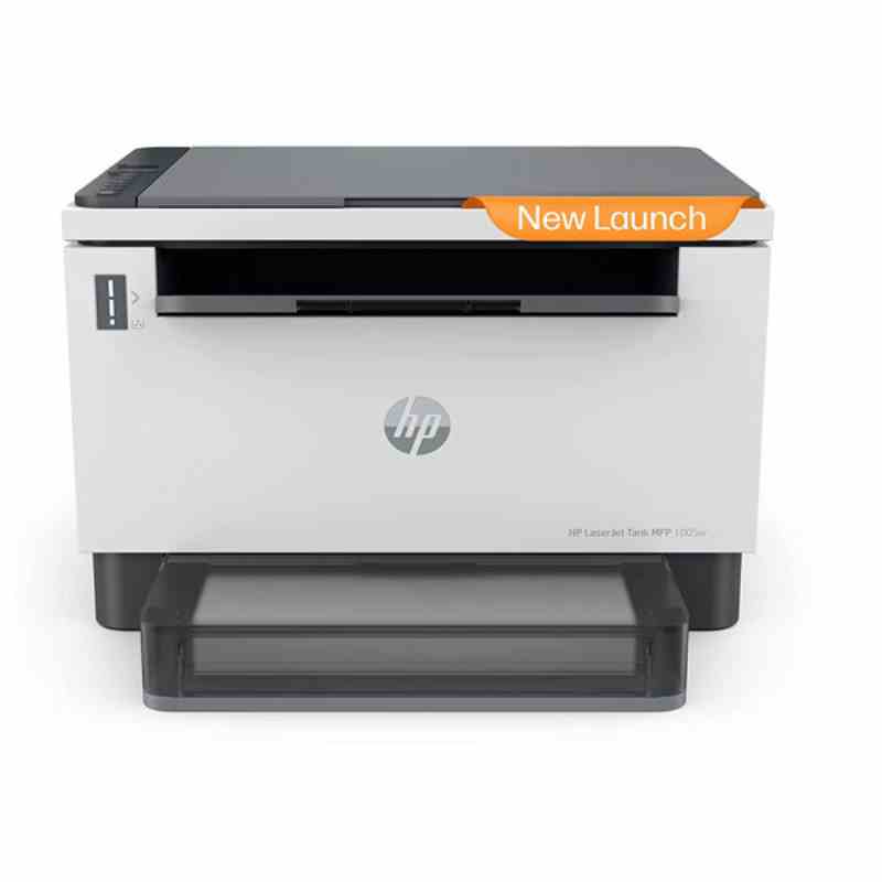 HP Laserjet Tank 1005w Printer for Home & SMBs: 3-in-1 Print+Copy+Scan, Mess-Free 15 Sec Toner Refill, Lowest Cost/Page-B&W Prints, Dual Band Wi-Fi, Smart Guided Buttons, Mobile Printing.