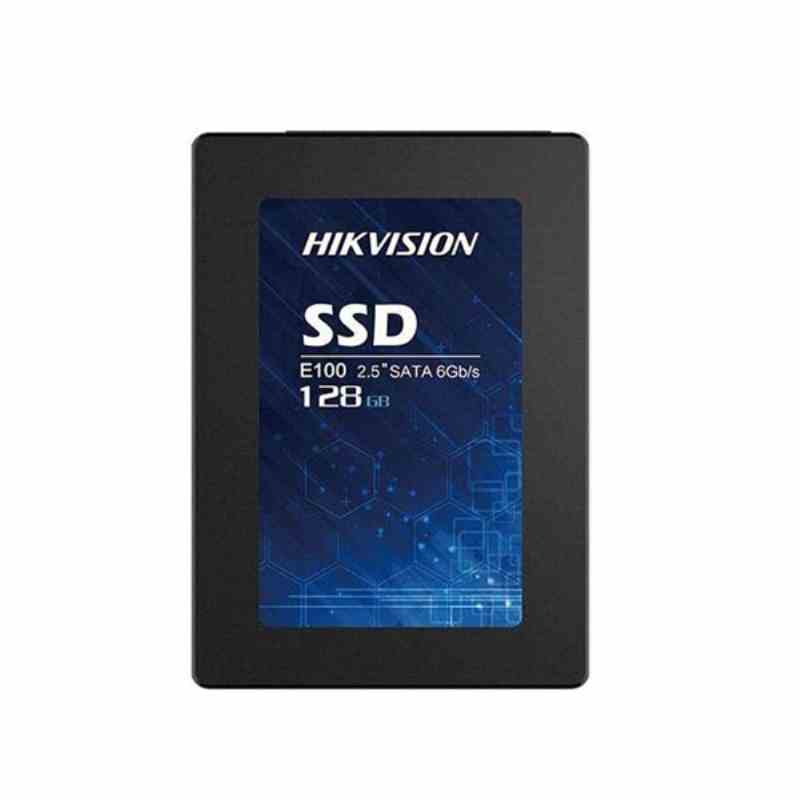 HIKVISION E100 128GB 2.5-Inch Internal SSD, SATA 6Gb/s, up to 550MB/s - Solid State Disks 3D Nand TLC, Black (HS-SSD-E100/128GB)