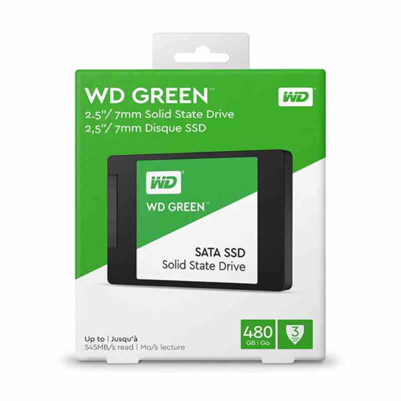 Western Digital WD Green 480 GB 2.5 inch(6.35cm) SATA III Internal Solid State Drive (WDS480G2G0A)