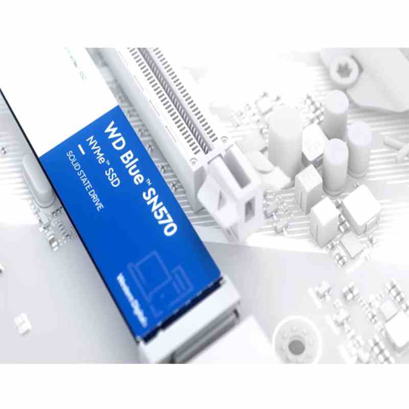 WD Blue™ SN570 NVMe™ 500GB SSD, Upto 3,500 MB/s Read, with Free 1 Month Adobe Creative Cloud Subscription