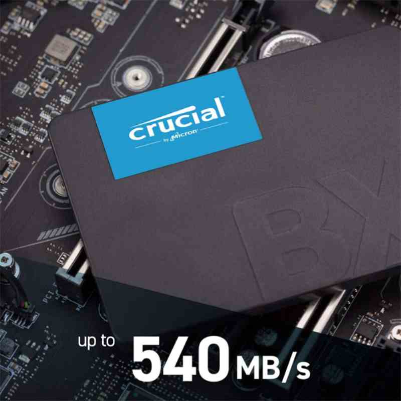 Crucial BX500 480GB 3D NAND SATA 6.35 cm (2.5-inch) SSD (CT480BX500SSD1)