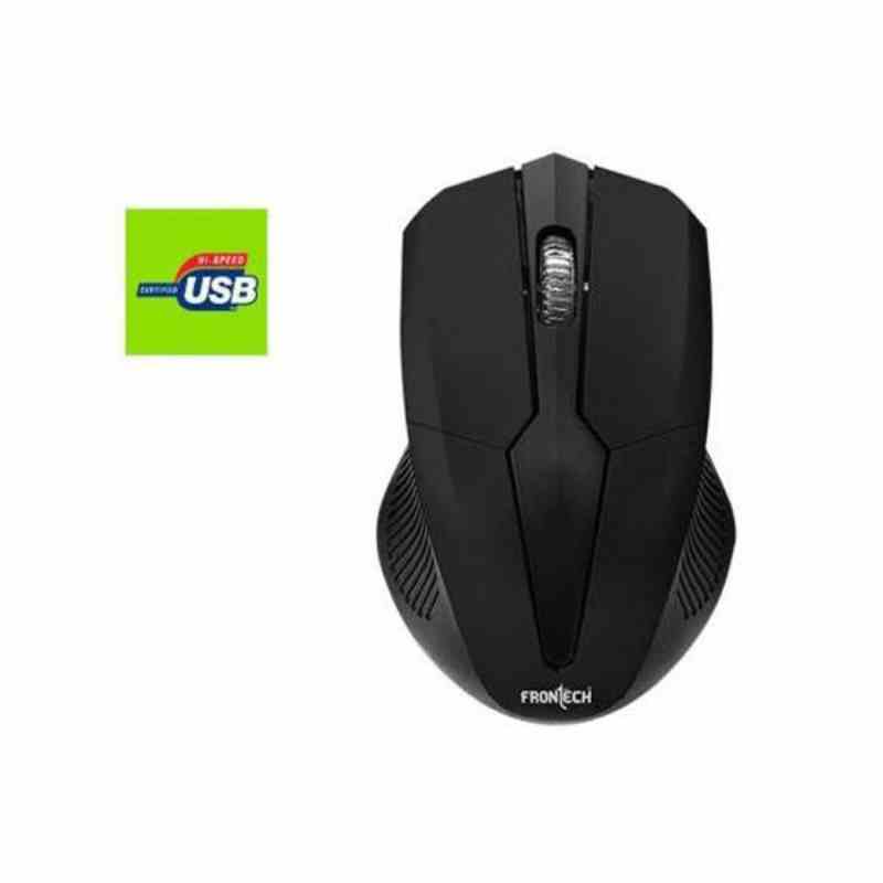 Frontech MS-0018 Wired Optical Mouse  (USB 2.0, Black)