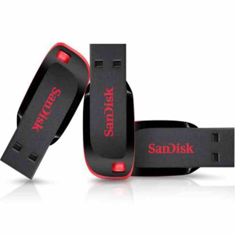 SanDisk Cruzer Blade 128GB USB 2.0 Pen Drive (Red and Black)