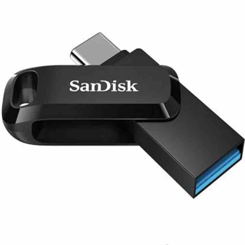 SanDisk Ultra Dual Drive Go usb3.0 Type C Pendrive for Mobile (Black, 64 GB, 5Y - SDDDC3-064G-I35)